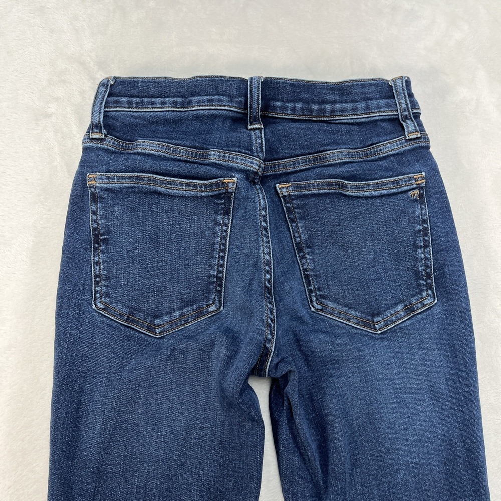 Madewell Mid-Rise Kick Out Jeans Womens Petite 25 Denim Casual - Picture 12 of 13